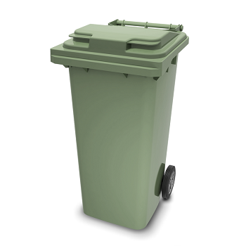 Контейнер пластиковий з кришкою - 0,12 м³